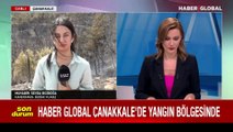 Çanakkale yangınında 2. gün: Haber Global ekibi bölgeden aktardı