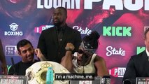 Tommy Fury's father kicks over tables at KSI press conference