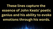 Keats Whispered Echoes