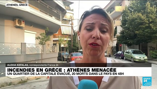 Grèce: Athènes se réveille dans la fumée au cinquième jour de multiples incendies