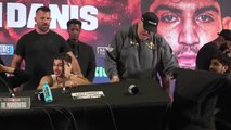 Tommy Fury's father kicks over tables at KSI press conference