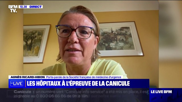 Agnès Ricard-Hibon (Société française de médecine d'urgence): contre la canicule, c'est la prévention qui marche le mieux