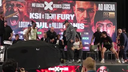Poids lourds-légers - La conférence de presse du combat KSI-Fury dégènere complètement