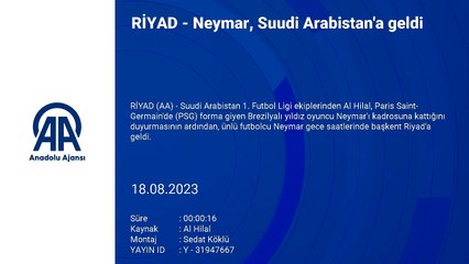 RİYAD - Neymar, Suudi Arabistan'a geldi