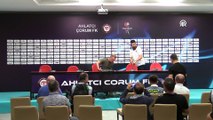 ÇORUM - Çorum FK-Giresunspor maçının ardından