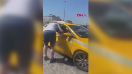 İstanbul'dayolcu seçen taksiciler 10 gün trafikten men edildi