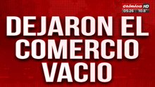 Robo y vandalismo: 15 personas ingresaron a un local de ropa y lo dejaron vacío