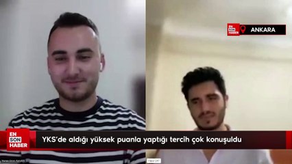 YKS'de aldığı yüksek puanla yaptığı tercih çok konuşuldu