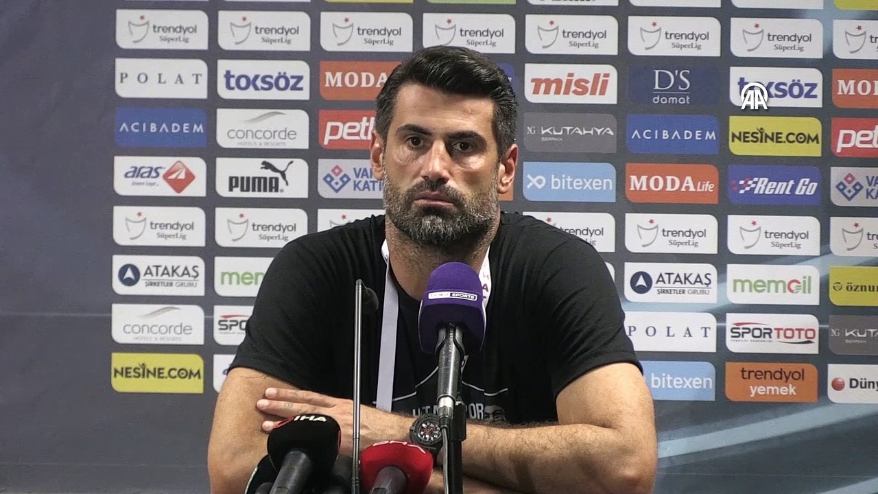 MERSİN - Atakaş Hatayspor-Kasımpaşa maçının ardından - Volkan Demirel ve Kemal Özdeş