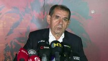 İSTANBUL - Galatasaray-Trabzonspor maçının ardından - Galatasaray Kulübü Başkanı Dursun Özbek (1)