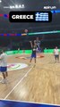 HAPPENING NOW: Greece practice at the Mall of Asia Arena 