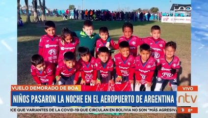 "Vuelo demorado de BoA": Niños durmieron en el aeropuerto argentino de Ezeiza