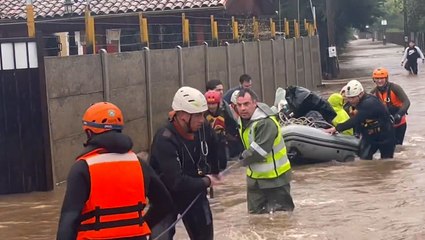 Civilians rescued as Chile slammed by historic waist-deep flooding after heavy rains