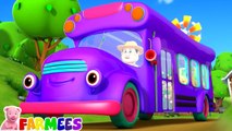 Wheels On The Bus Nursery Rhyme & Cartoon Videos For Babies