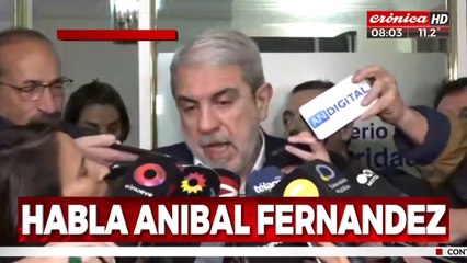 Aníbal Ferrández habló de los saqueos: "No son espontáneos y no son casualidad"