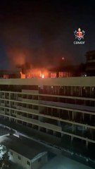 Incêndio em canteiro de obras assusta moradores de quadra do Noroeste