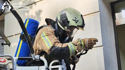 Incendie rue des Alliés à Forest: "l'excellent réflexe" d'une mère de famille