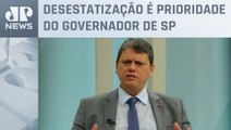 Tarcísio prioriza privatização da Sabesp em encontros com prefeitos