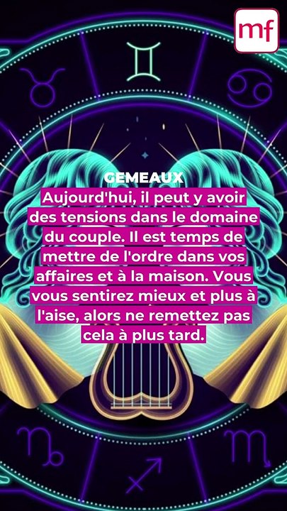 Horoscope du jour du jeudi 24 août 2023