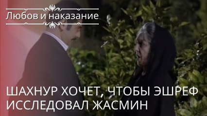 Шахнур хочет, чтобы Эшреф исследовал жасмин | Любовь и наказание - серия 22