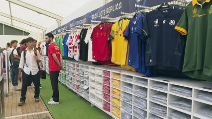 Coupe du monde de rugby: ouverture de la boutique officielle à Paris
