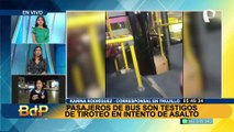 Trujillo: Pasajeros de bus son testigos de tiroteo en intento de asalto