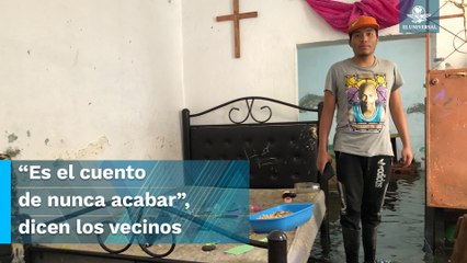Tras tromba, “más de media colonia” resulta afectada en la alcaldía Venustiano Carranza