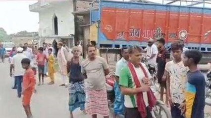 पश्चिमी चंपारण: तेज रफ्तार ट्रक से कुचलकर छात्रा की दर्दनाक मौत, सुनिए क्या बोले परिजन