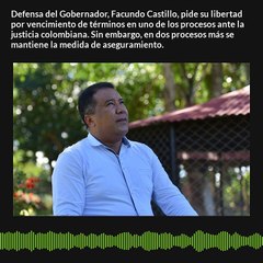 Fiscal reconoce que pasaron 500 desde que se presentó escrito de acusación al gobernador Facundo Castillo