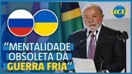Lula aborda Guerra da Ucrânia no Brics, mas não critica Rússia