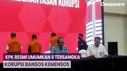 Terungkap Enam Tersangka Korupsi Bansos Kemensos, Tiga di Antaranya Langsung Ditahan
