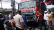 Tabrak Truk Tronton di Cileungsi, Pengendara Motor Jatuh dan Kritis