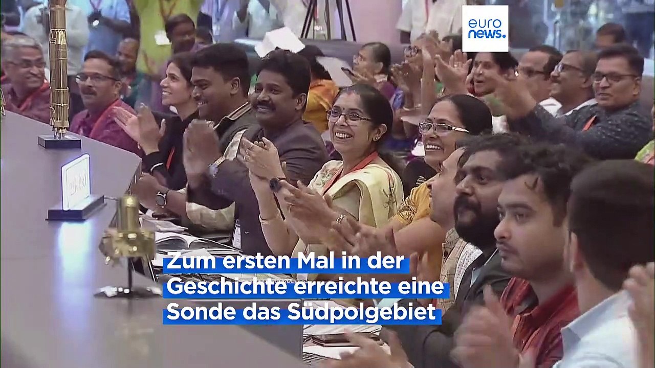 Indische Raumsonde Chandrayaan 3 auf dem Mond gelandet