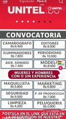 Estos trabajos que se ofrecen en nombre de Unitel son falsos. No creas en esta estafa y ayúdanos a denunciar esta cuenta fraudulenta
