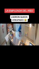 Empleada de tienda deja encerrado a ladrón  tras sufrir asalto