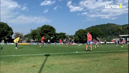 Santos se prepara para jogo contra Atlético Mineiro