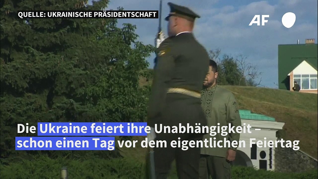 Die Ukraine feiert ihre Unabhängigkeit