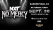 NXT No Mercy 2023 Match Card Predictions