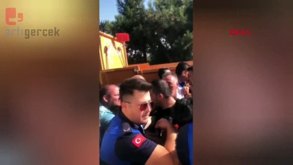 Silivri'de temizlik işçilerinden maaş eylemi