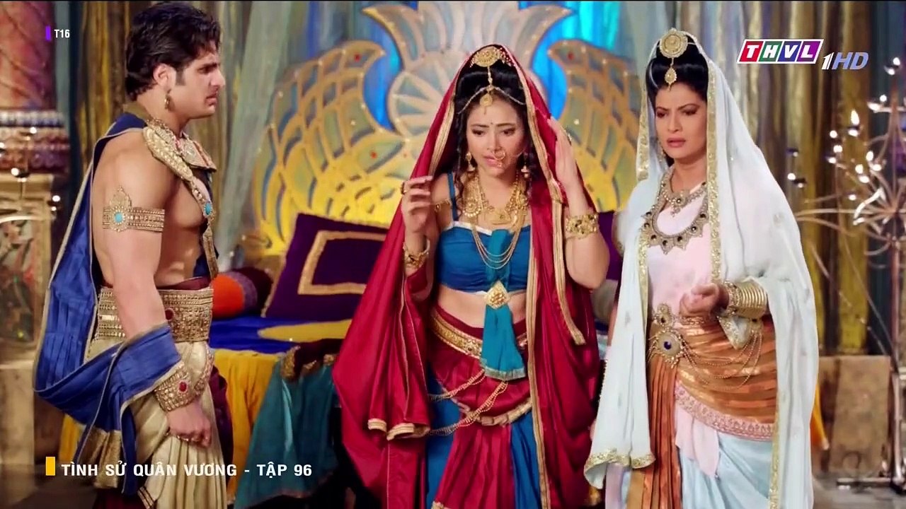 tình sử quân vương tập 96 - THVL1 lồng tiếng - phim ấn độ - xem phim tinh su quan vuong tap 97