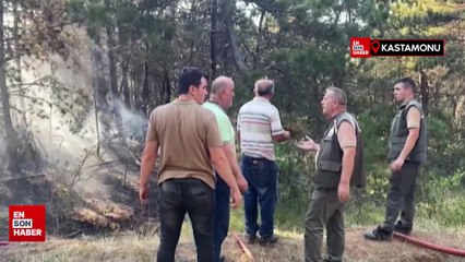 Kastamonu’da orman yangını