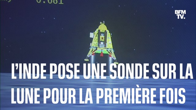 Pour la première fois de son histoire, l’Inde réussit à poser une sonde sur la Lune