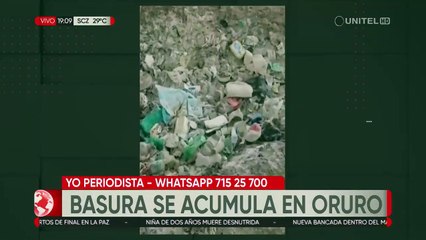Basura se acumula en Oruro generando riesgos sanitarios