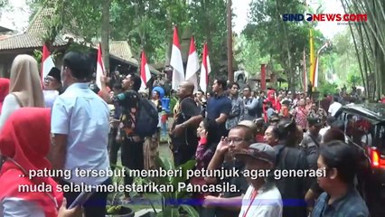 Didampingi Ganjar, Megawati Resmikan Patung Bung Karno Setinggi 6 Meter di Sleman