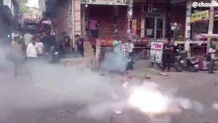 नागौर: चन्‍द्रयान की सफल ले‍ंडिंग पर लोगों में हर्ष की लहर, आतिशबाजी कर ऐसे मनाया जश्‍न