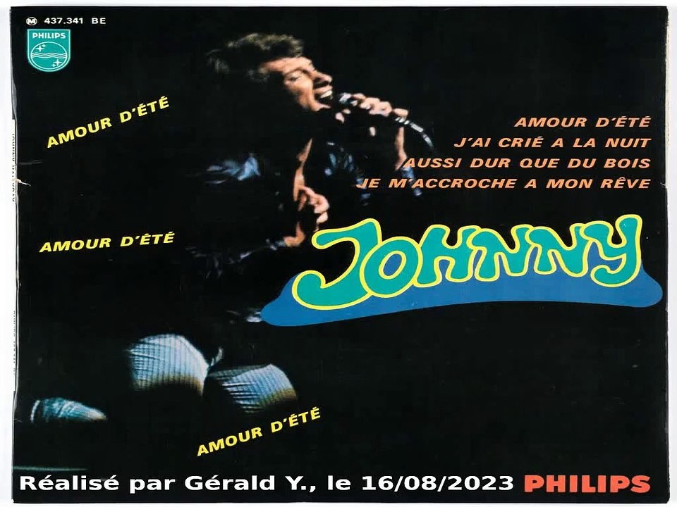 Johnny Hallyday_Aussi dur que du bois (E. Floyd-Knock on wood)(Clip 1967)