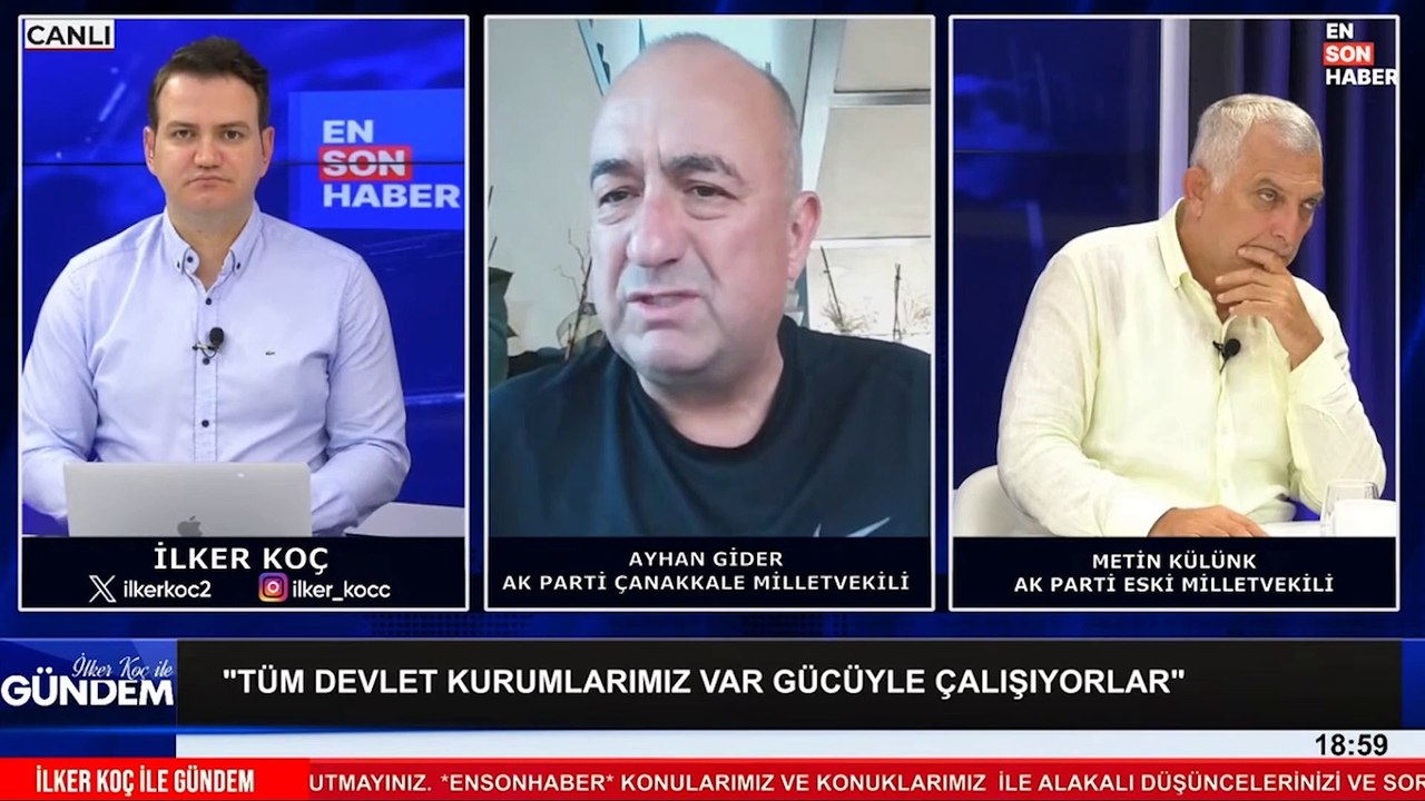 Çanakkale'den son durum: AK Parti Çanakkale Milletvekili Ayhan Gider bölgeden bildirdi