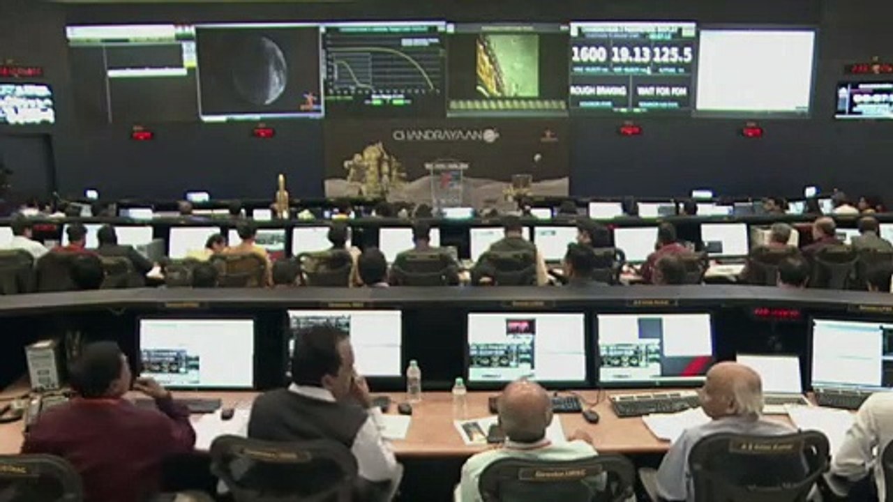 India logra en primicia aterrizar una nave en el polo sur de la Luna