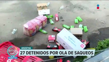 Argentina vive ola de saqueos