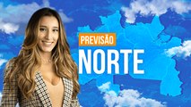 Previsão Norte - Chuva forte e com vento no AM e AP